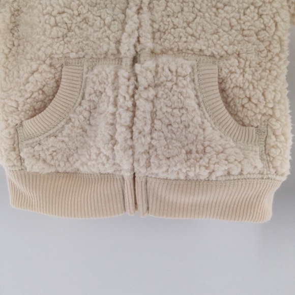 Carter’s tan Teddy bear hooded coat - Picture 4 of 8